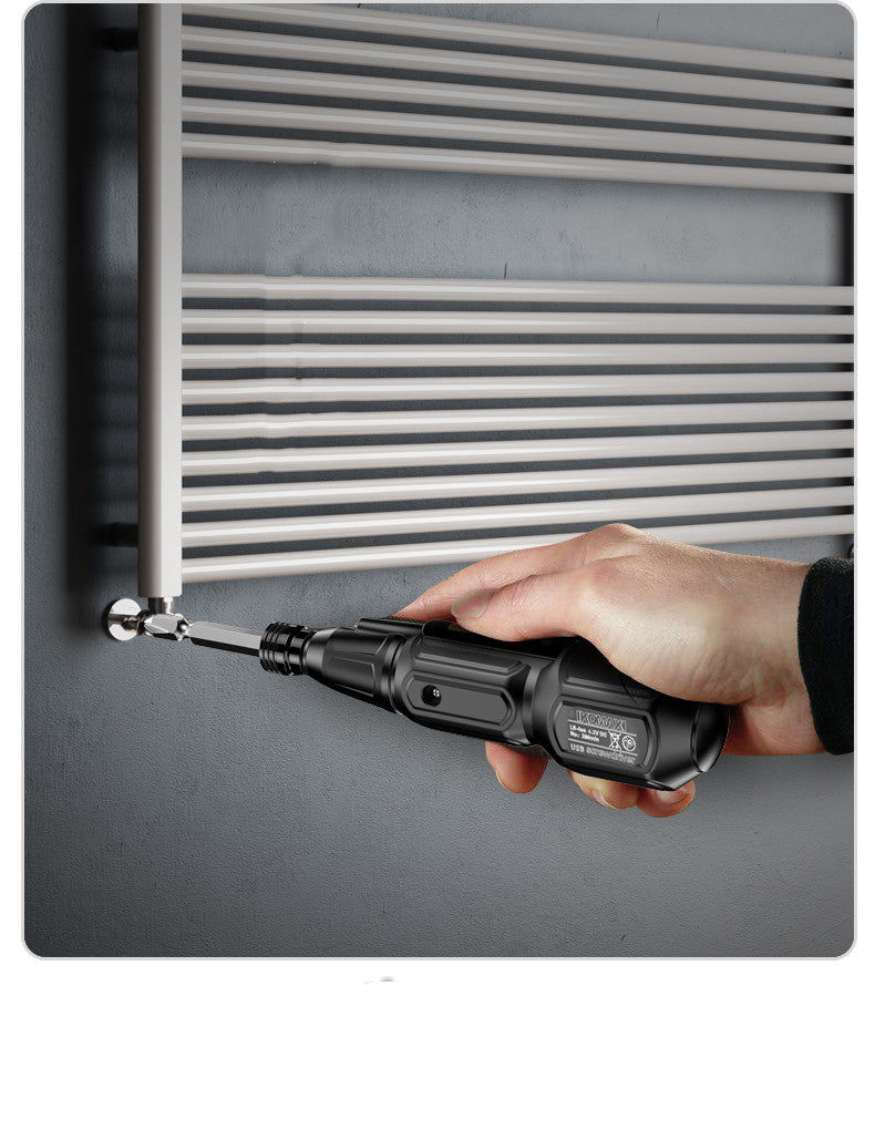 Cordless automatic electric screwdriver for home repairs