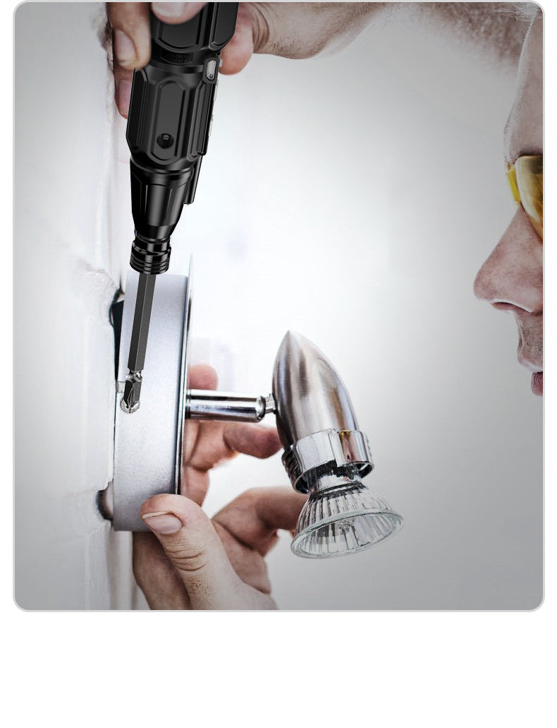 Cordless automatic electric screwdriver for home repairs