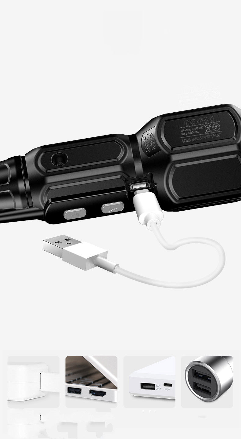 Cordless automatic electric screwdriver for home repairs