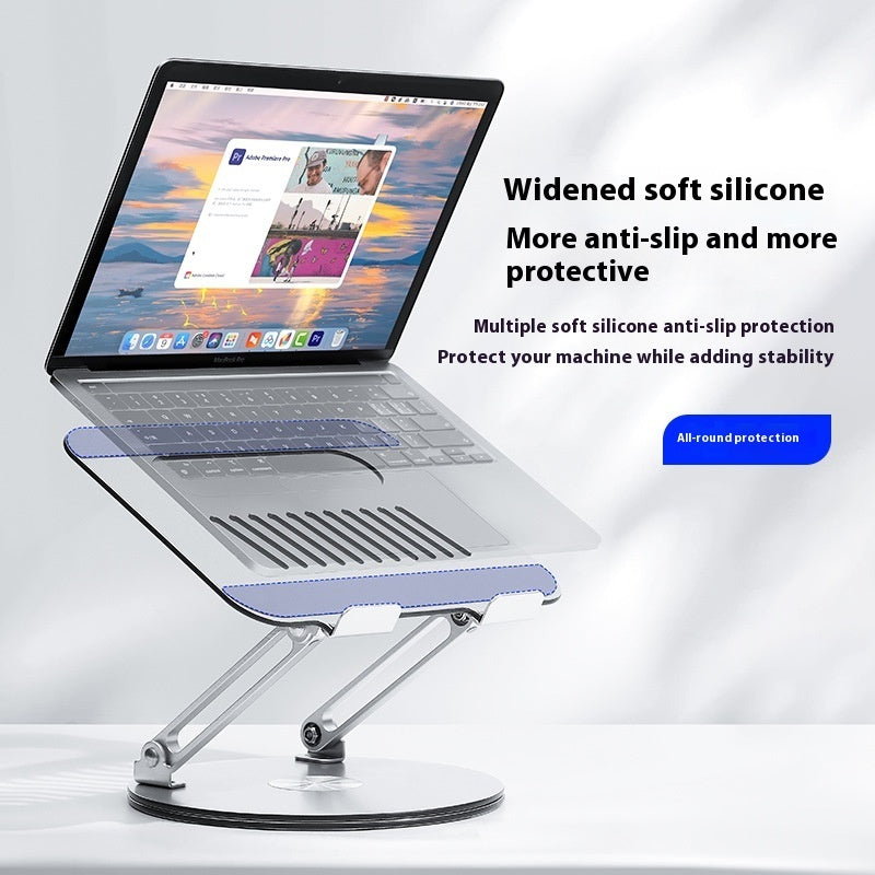 Aluminum Alloy Rotatable Laptop Stand | Adjustable Desk Stand