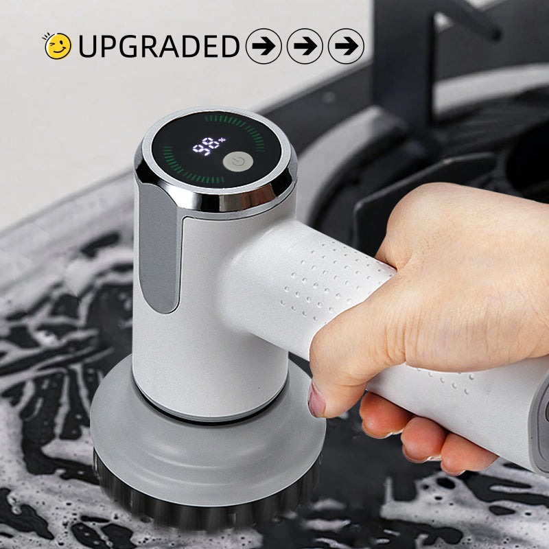 Electric Cleaning Brush-Cordless Power Scrubbler for Bathroom & Kitchen