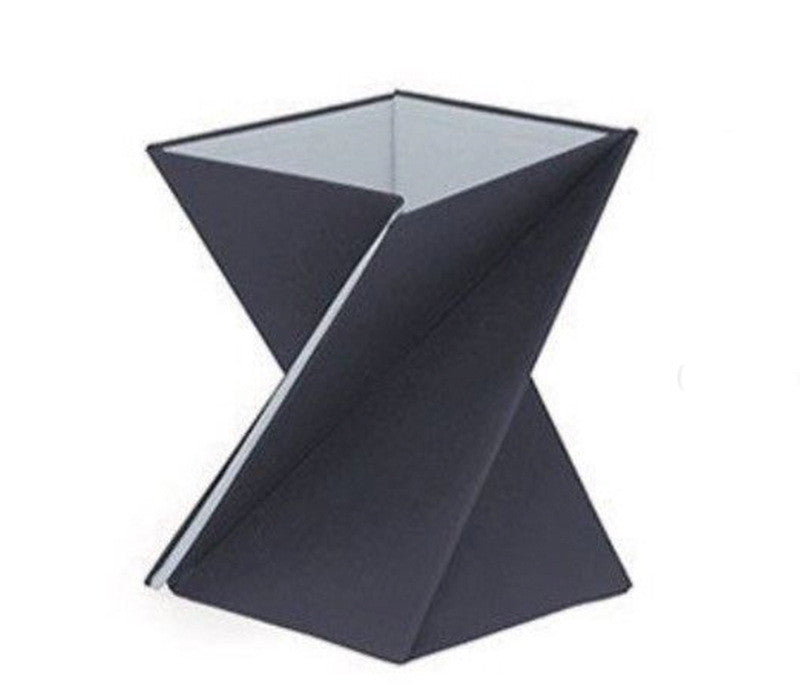 Foldable portable laptop stand on desk
