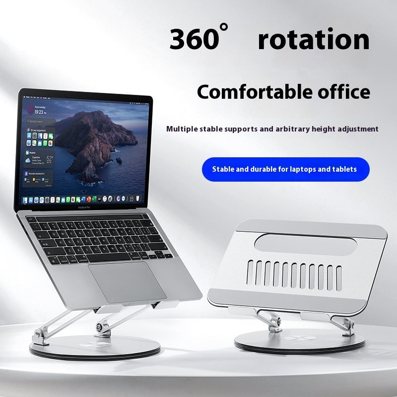 Aluminum Alloy Rotatable Laptop Stand | Adjustable Desk Stand