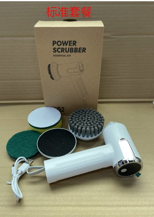 Electric Cleaning Brush-Cordless Power Scrubbler for Bathroom & Kitchen