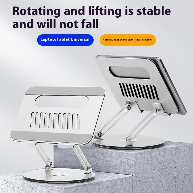 Aluminum Alloy Rotatable Laptop Stand | Adjustable Desk Stand