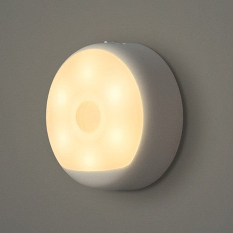 USB rechargeable motion sensor night light with soft warm glow